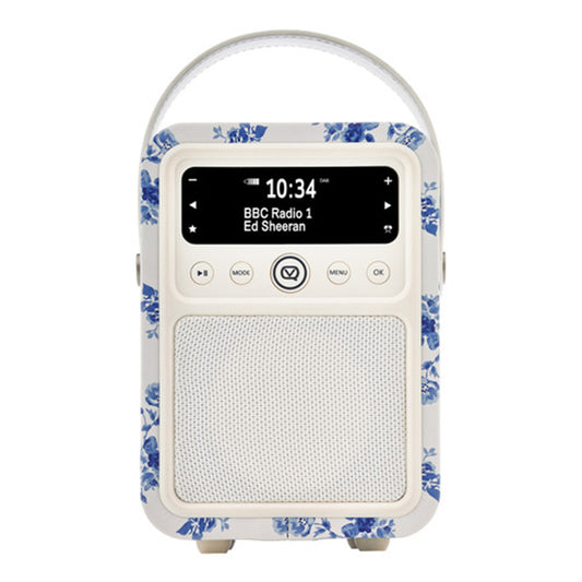 VQ Monty DAB+ Digital FM Radio/Bluetooth Speaker Laura Ashley (China Rose)