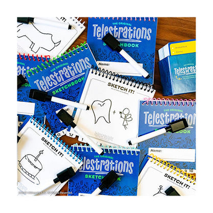 The Op Telestrations 12 Player Party Pack (Refresh) Board Game