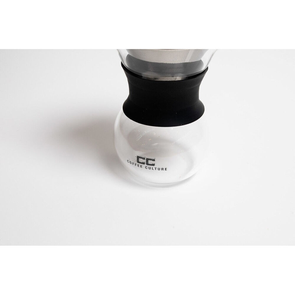 Coffee Culture 400ml Pour Over Coffee Maker Glass Jug Dripper with Filter