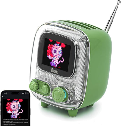 Divoom Tiivoo-2 Photo Album & Lyrics Speaker (Green)