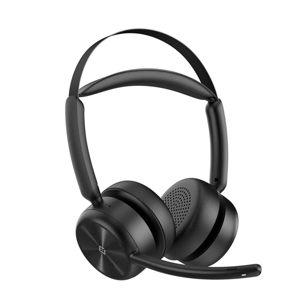 eMeet GeniusCall HS80 Wireless On-Ear Headset with Charging Base