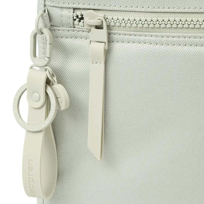 Hedgren LEONCE Small Vertical Crossbody Bag with RFID - Jean Pussy Willow Grey