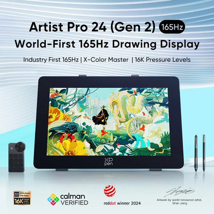 XPPen Artist Pro 24 (Gen 2) 165Hz Pen Display