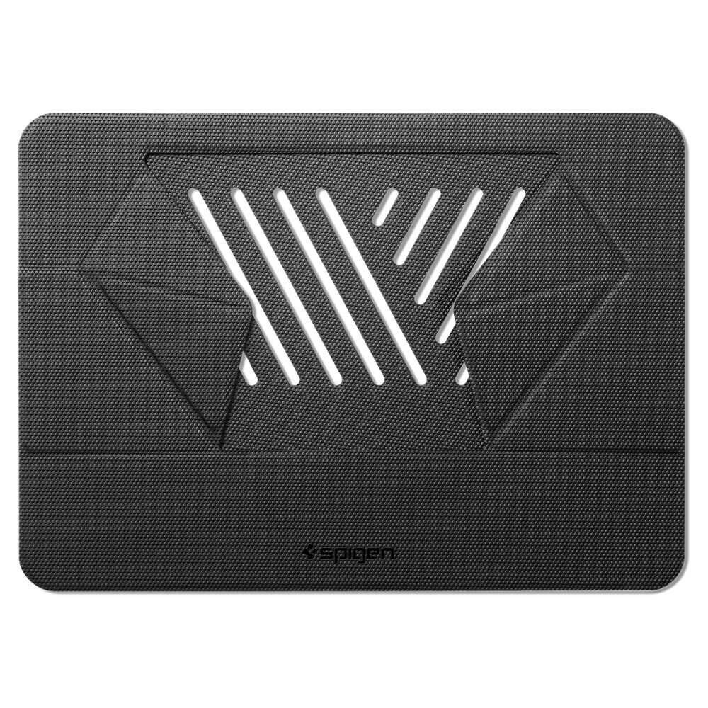 Spigen LD201-S6 Slim Fold Non Adhesive Laptop MacBook Tablet Stand (Black)