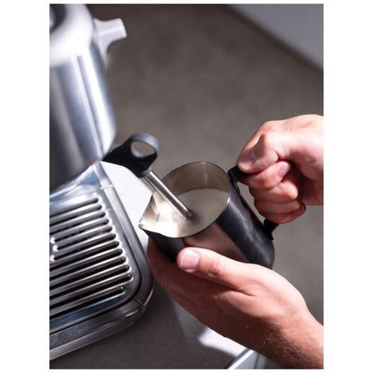Euroline Stainless Steel PVD Milk Jug for Frothing Coffee Making 600ml (Black)