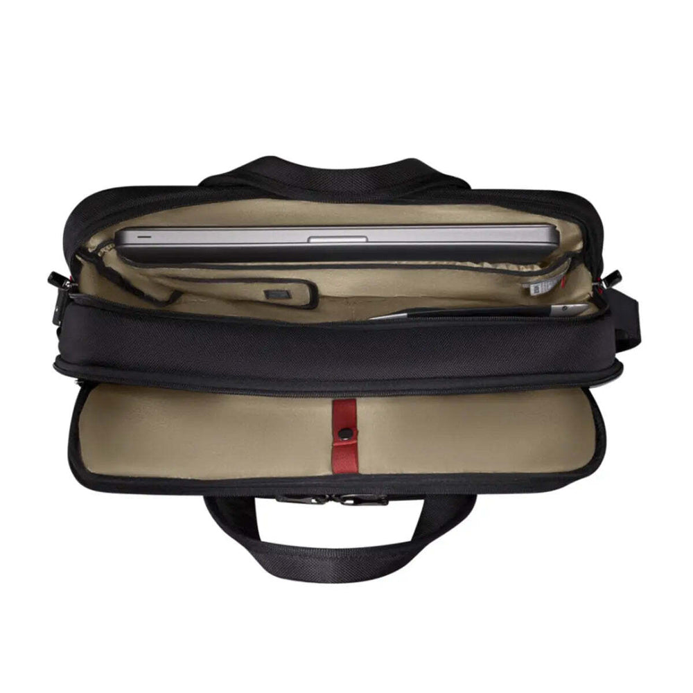 Wenger Icons Meteor 16" - 17" Laptop Brief with Tablet Pocket - Black