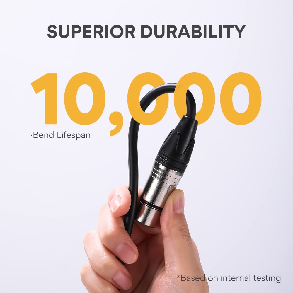 MAONO XLR Microphone Cable Premium XLR Patch Cable 180cm/6FT