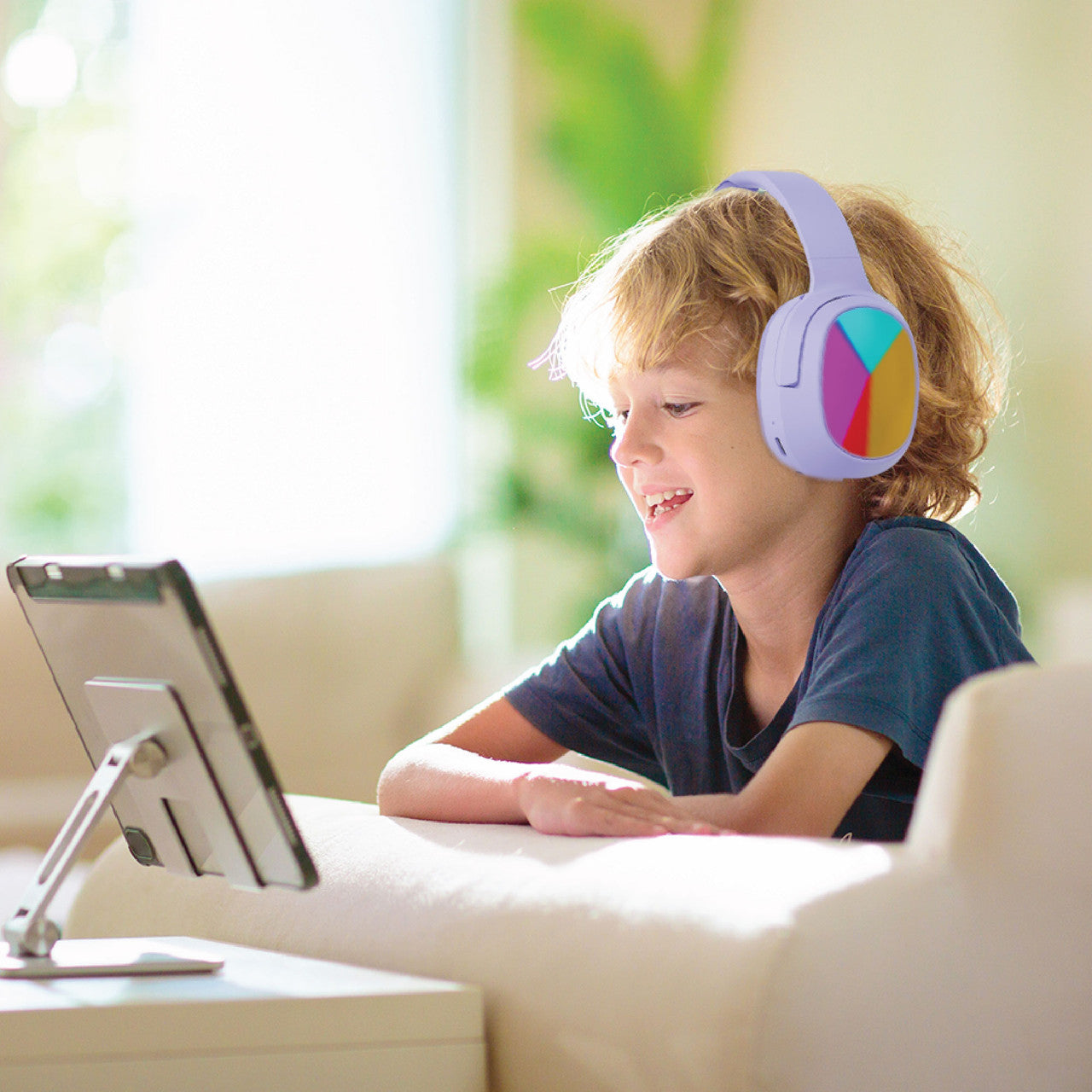 Laser Kids Wireless Headphones – Volume Limited (Purple)