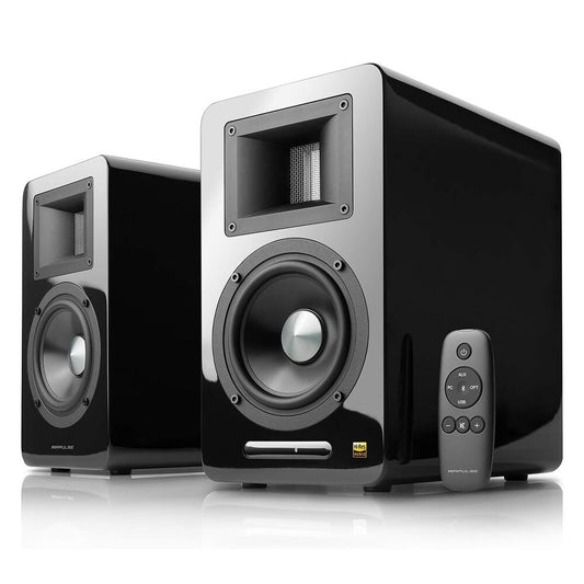 Airpulse A100 Wireless Active Miniature Speakers (Black)