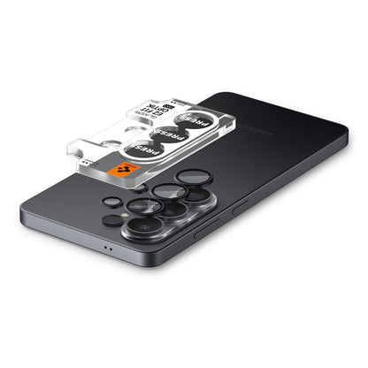 Spigen Galaxy S26 Ultra GLAS.tR EZ Fit Optik Pro 2PCS Lens Protector (Black)