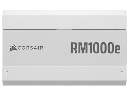 Corsair RM1000e 1000W Cybenetics Gold Fully Modular Low-Noise ATX Power Supply - White