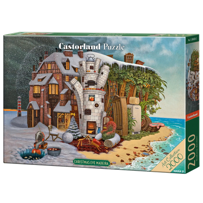 Castorland 2000-Pieces Christmas Eve Madeira Puzzle
