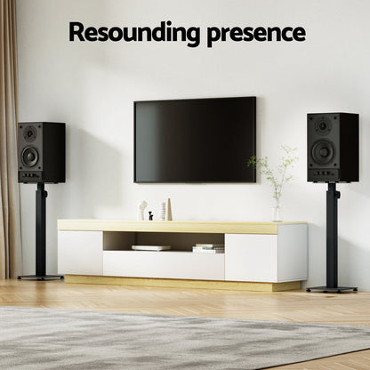 Alpha Speaker Stand 70-117cm Adjustable Height 2pcs