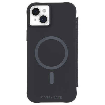Case-Mate Wallet Folio MagSafe Case - For iPhone 15 Plus - Black -