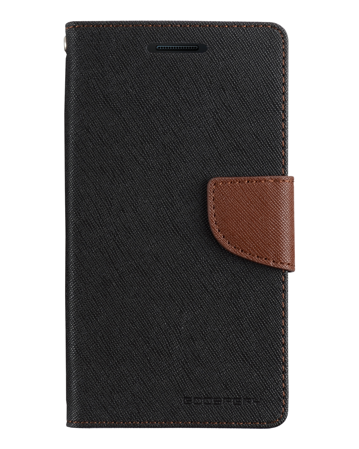 Goospery Fancy Diary for iPhone XR - Brown/Black