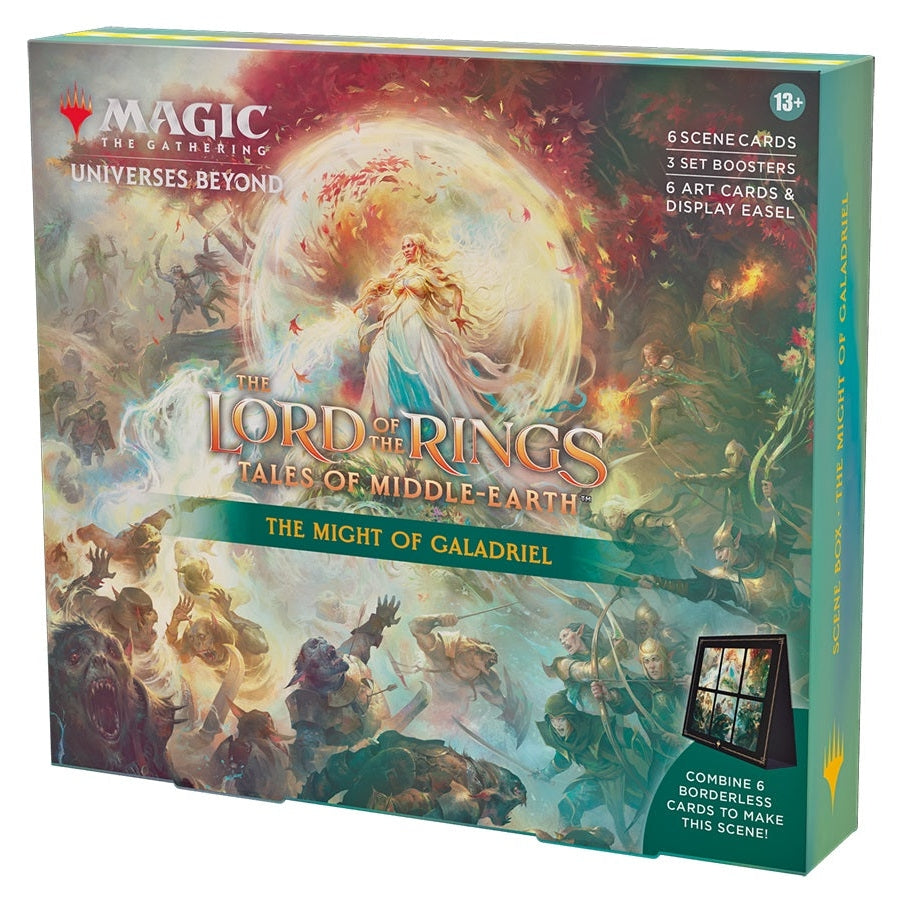 Wizards Of The Coast Magic the Gathering the Lord of the Rings Tales of Middle Earth Holiday Release Scene Box 4 Decks Per Display