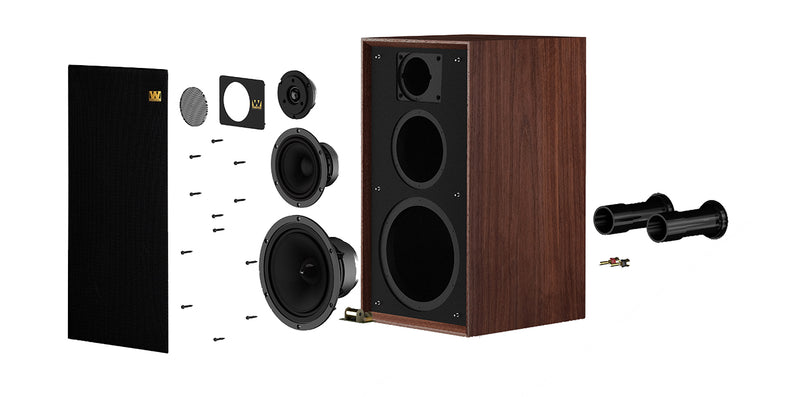 Wharfedale LINTON 85th Loudspeakers with Floor Stands - Pair (Walnut)