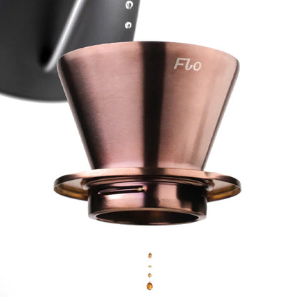 Varia x Kurasu Kyoto FLO Dripper - Rose Gold