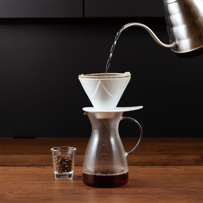 Hario V60 Mugen One Pour Dripper - Ceramic