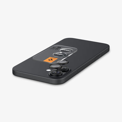 Spigen Apple iPhone 17 EZ Fit GLAS.tR Optik Pro 2PCS Camera Lens Protector - Black