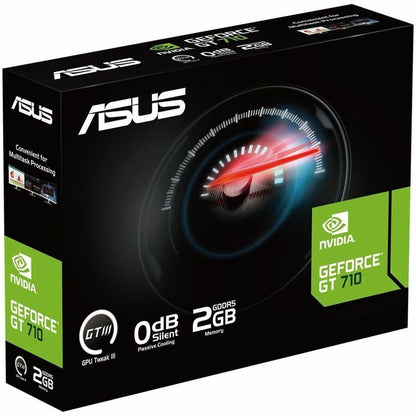 Asus NVIDIA GeForce GT 710 Graphic Card - 2 GB GDDR5 - Low-profile - 3840 x 2160 -
