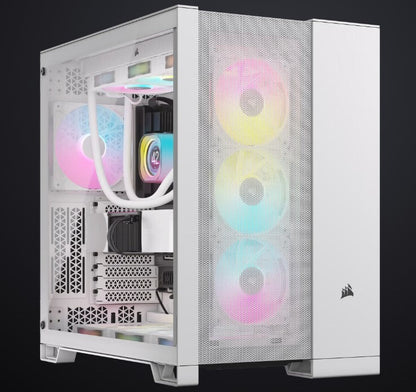 Corsair 6500D Airflow Tempered Glass ATX Mid-Tower, Mesh Left Front, Dual Chambe