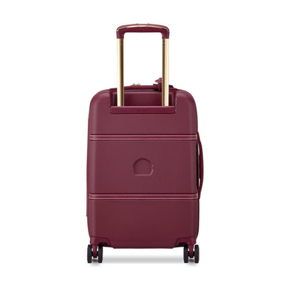 Delsey Chatelet Air 2.0 Carry On 4 Wheel Suitcase with TSA Lock Burgundy 55 cm