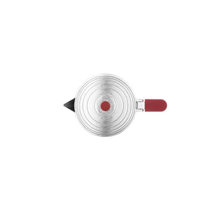 Illy Moka Pot Alessi Pulcina Stovetop Espresso Coffee Maker 150ml Red