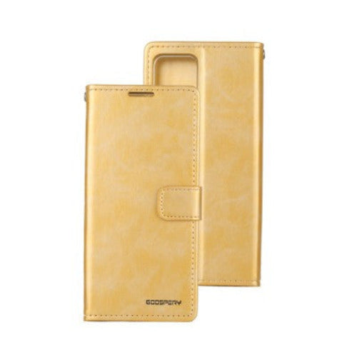 Goospery Bluemoon Diary case for iPhone 14 - Gold