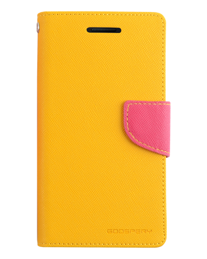 Fancy Diary Case for iPhone 13 Pro Max - yellow