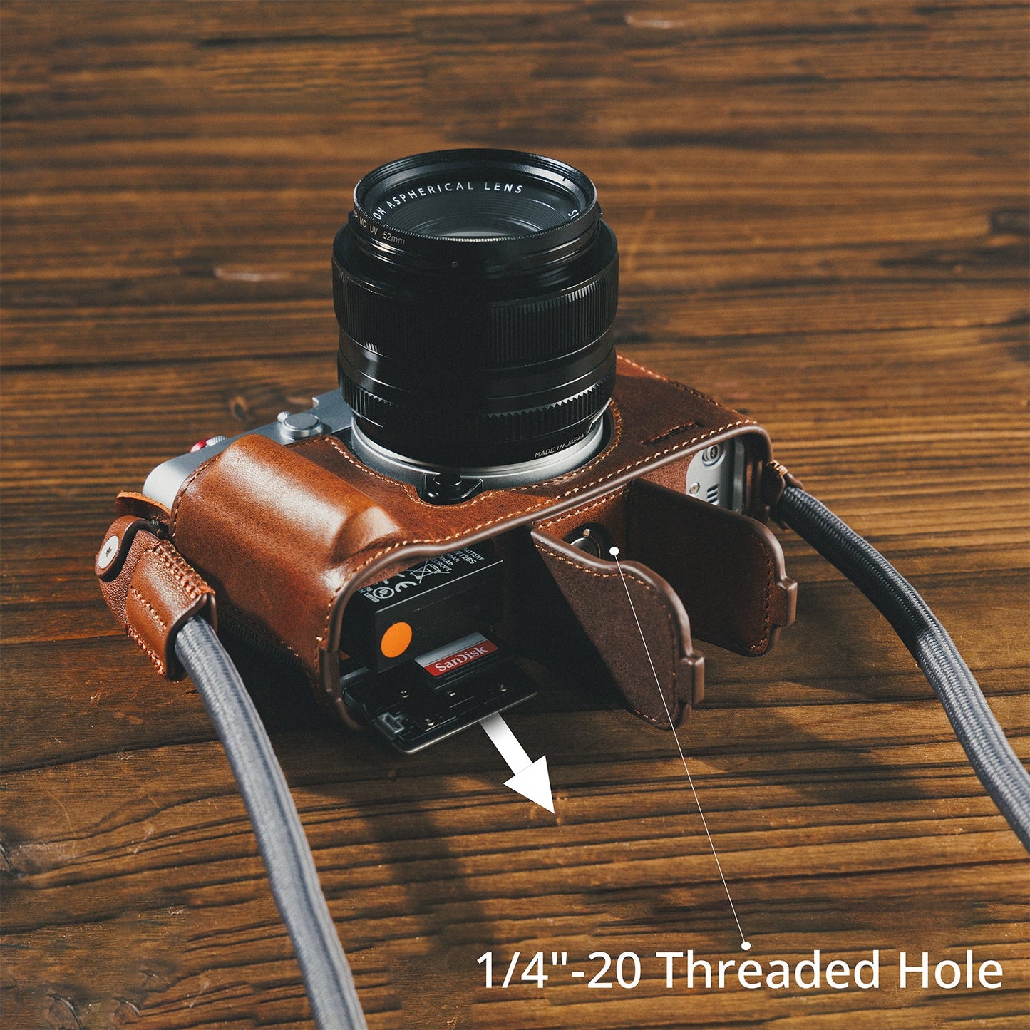 SmallRig Leather Case Kit for FUJIFILM X-E5 (Brown) 5449