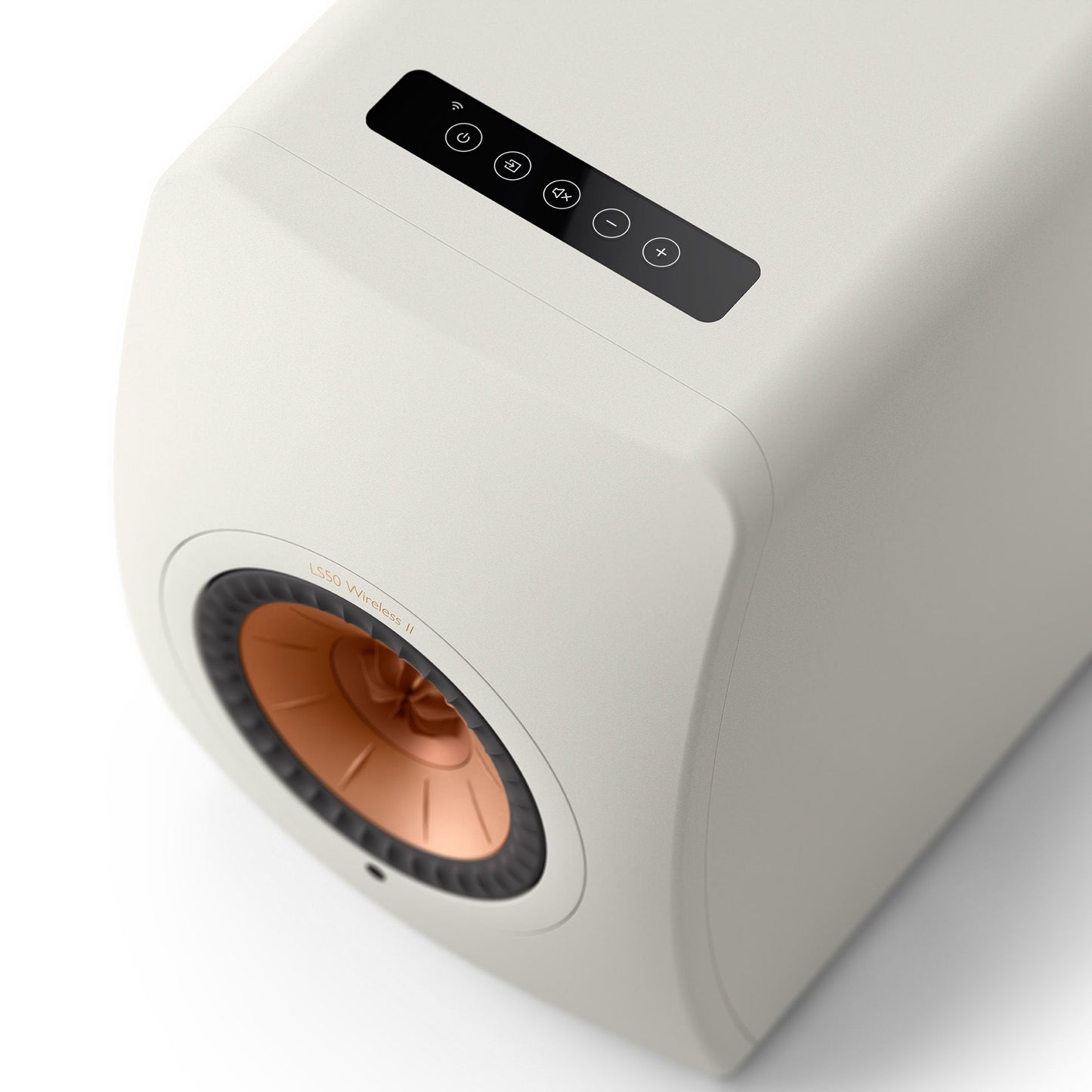 KEF LS50 II Wireless HiFi Speakers Pair (Mineral White)