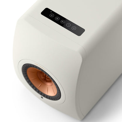 KEF LS50 II Wireless HiFi Speakers Pair (Mineral White)