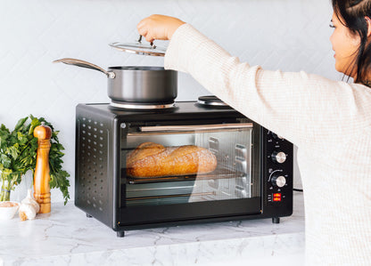 Healthy Choice 34L Portable Oven with Rotisserie Cooking
