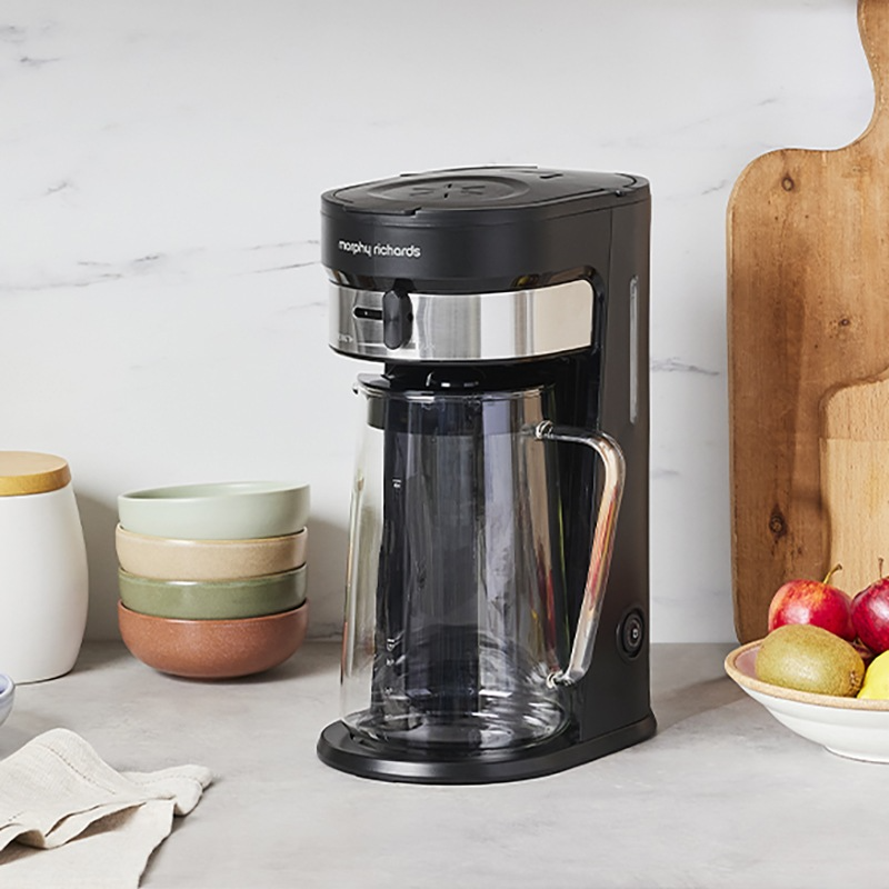 Morphy Richards Electric Iced Coffee Maker with 2.5L Glass Carafe