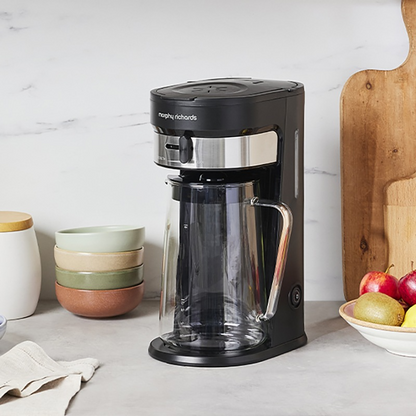 Morphy Richards Electric Iced Coffee Maker with 2.5L Glass Carafe