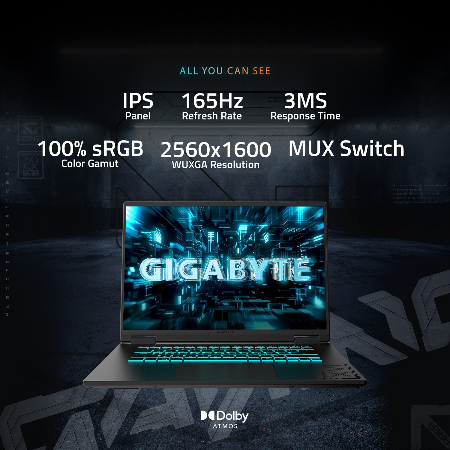 GIGABYTE A16 PRO | RTX 5070Ti | Intel Core7 240H | Gaming Laptop