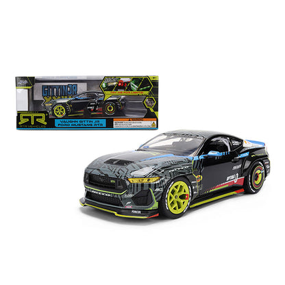 Jada 1:24 Big Time Muscle 2025 Ford Mustang RTR Vaughn Gitten Jr. Diecast Car