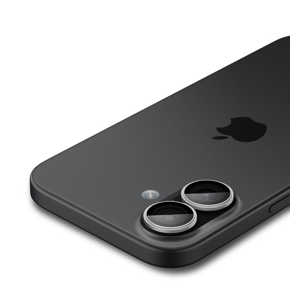 Spigen Apple iPhone 17 GLAS.tR EZ Fit Optik Pro 2PCS Camera Lens Protector - Silver