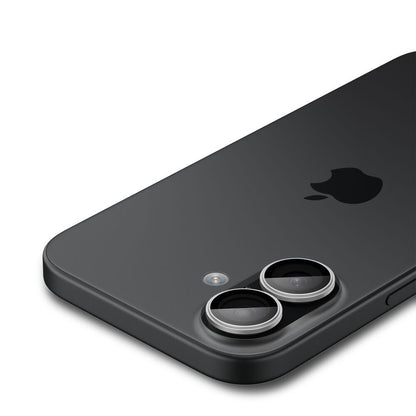 Spigen Apple iPhone 17 GLAS.tR EZ Fit Optik Pro 2PCS Camera Lens Protector - Silver