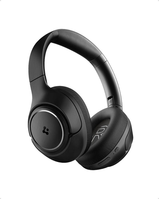 Spigen SPIGEN AUDIO Advanced Noise Cancellation Pro Over-Ear Headphones SA-HP P10 Earphone (Black)