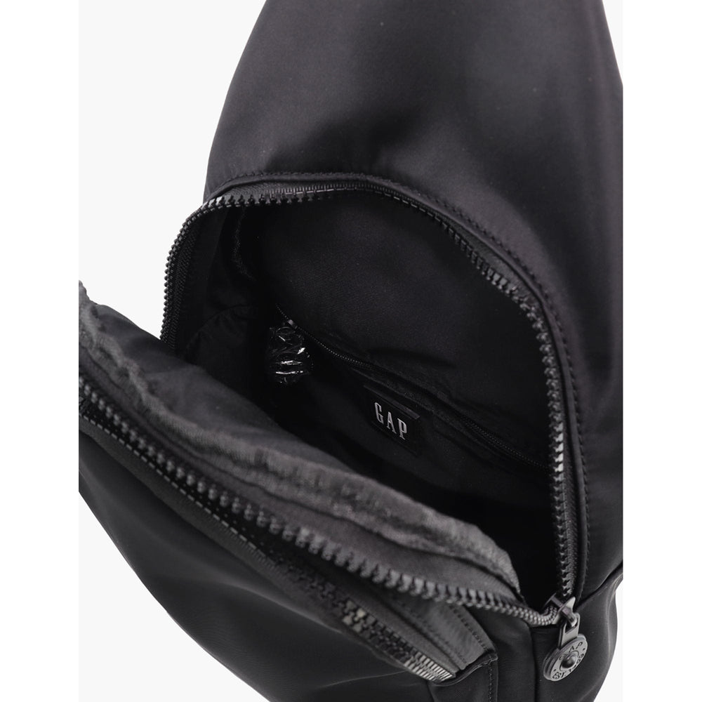 GAP Unisex Travel Nylon Crossbody/Sling Bag w/ Secure Zip 23x38cm Black