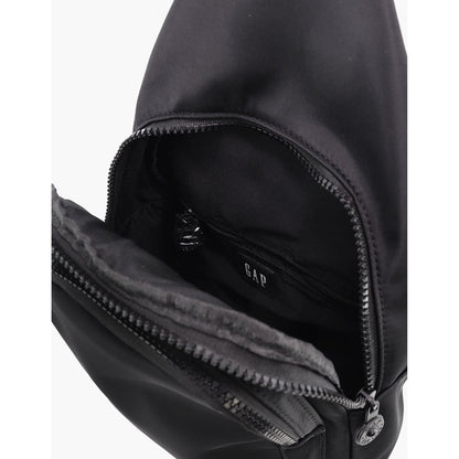 GAP Unisex Travel Nylon Crossbody/Sling Bag w/ Secure Zip 23x38cm Black