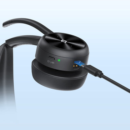 eMeet GeniusCall HS80 Wireless On-Ear Headset with Charging Base