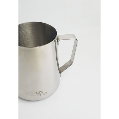 Coffee Culture Stainless Steel 350ml Milk Frothing Jug Container (Silver)