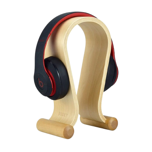 Desky Wooden Headphone Holder