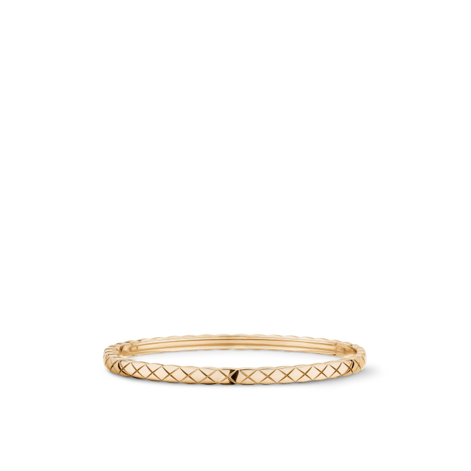 Coco Crush bracelet mini beige gold