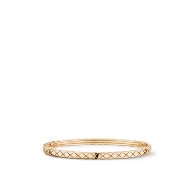 Coco Crush Bracelet, Mini Version, Beige Gold