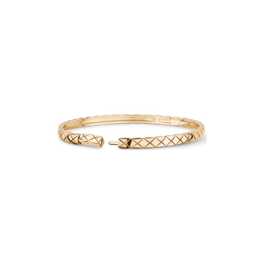 Coco Crush Bracelet, Mini Version, Beige Gold