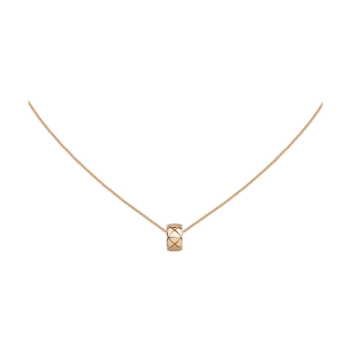 Coco Crush necklace beige gold